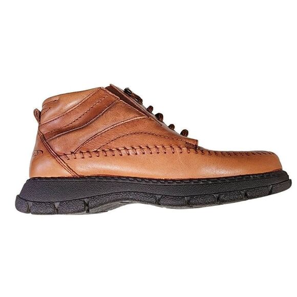 Dr Scholls Mily Childrens Brown Leather Lace-Up Ankle Boots Size 6 - Picture 1 of 11
